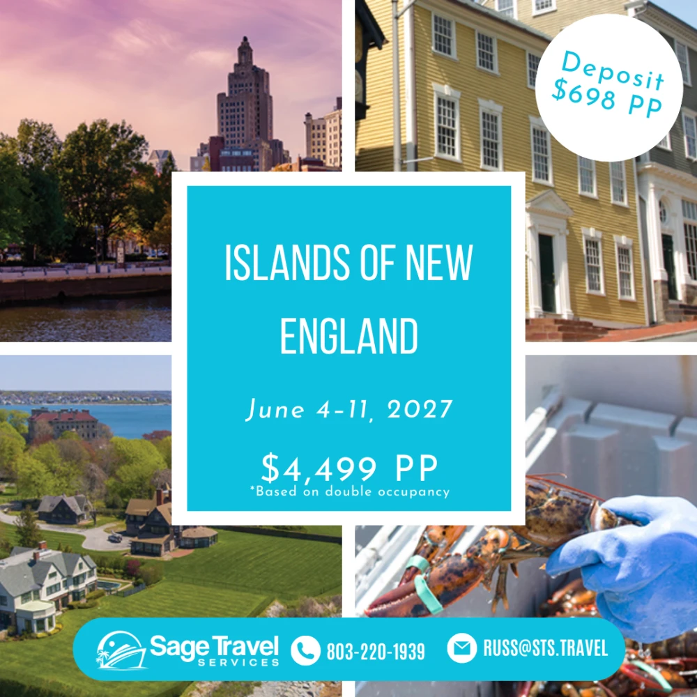 Islands of New England tour flyer